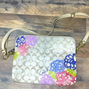 Coach Tablet Sleeve with adjustable Strap
